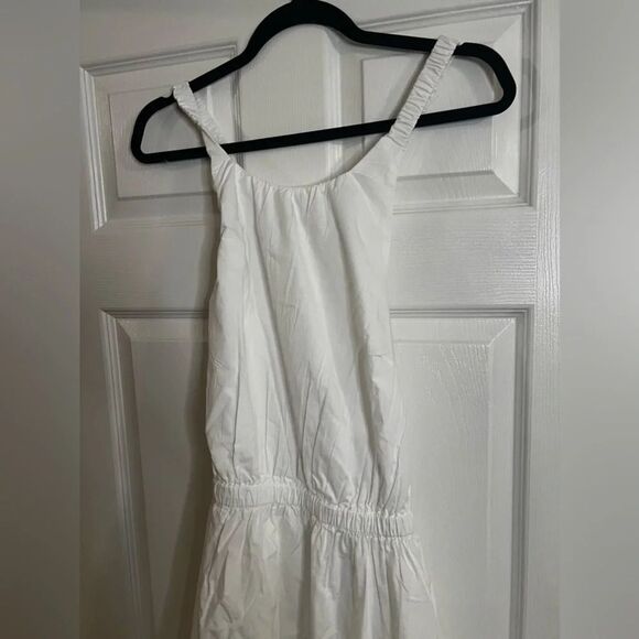 Gap Lace Cross-Back Midi Dress White
Tiered Eyelet Lined Pockets Womens tall M - Picture 2 of 9